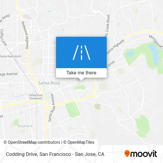 Codding Drive map
