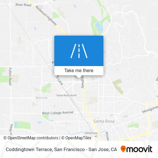Mapa de Coddingtown Terrace