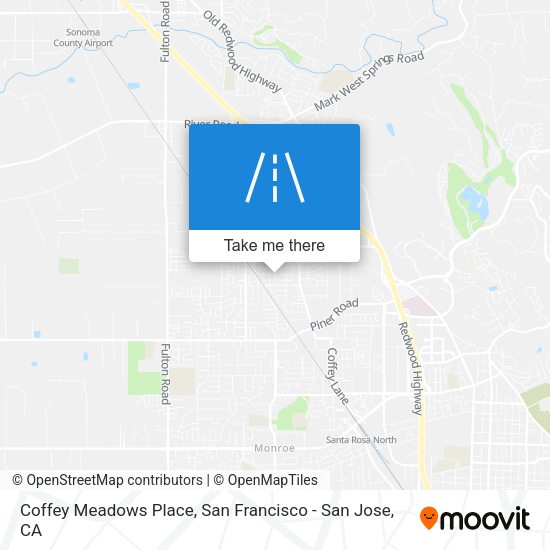 Coffey Meadows Place map