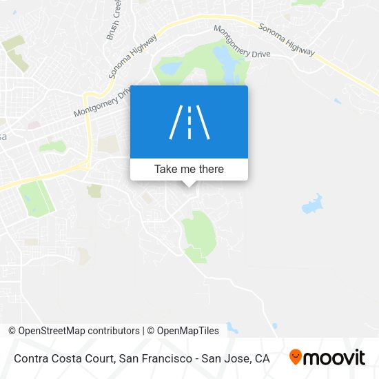 Contra Costa Court map