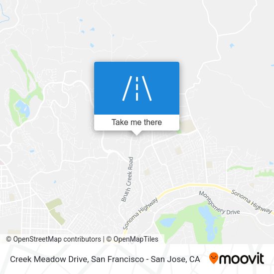 Mapa de Creek Meadow Drive