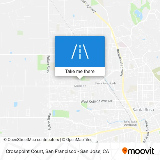 Crosspoint Court map