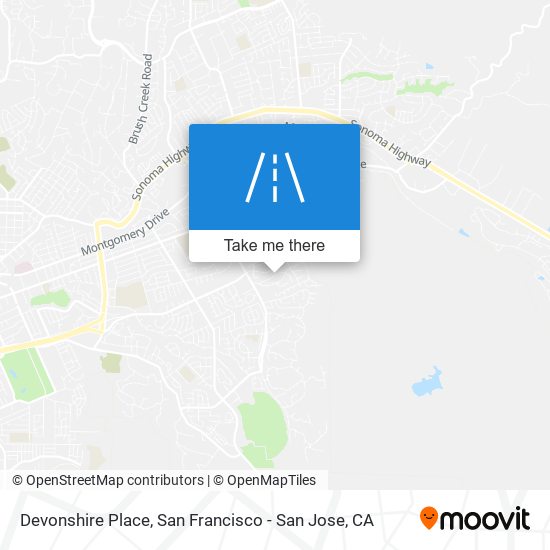 Devonshire Place map