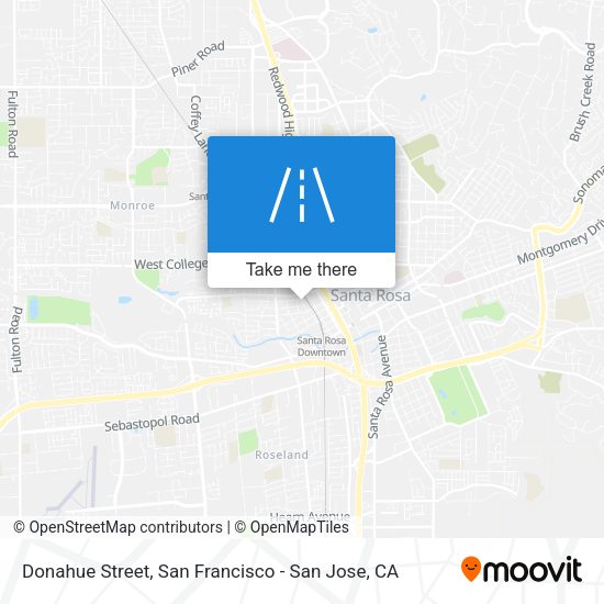 Mapa de Donahue Street