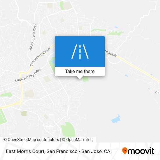 Mapa de East Morris Court
