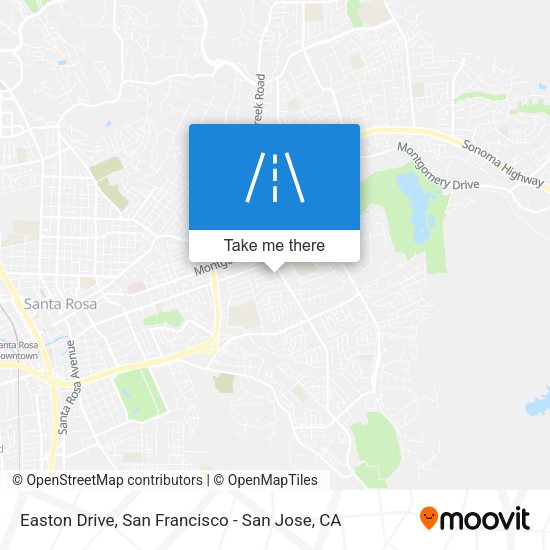 Mapa de Easton Drive