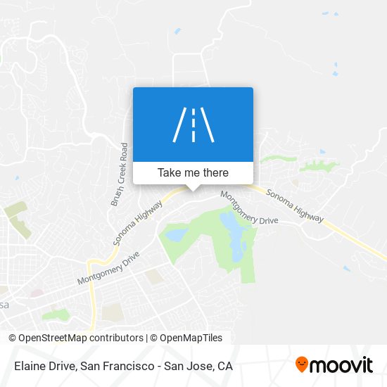 Mapa de Elaine Drive