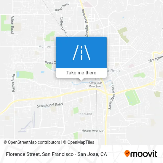 Florence Street map