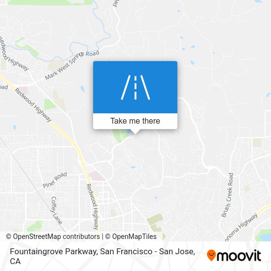 Fountaingrove Parkway map