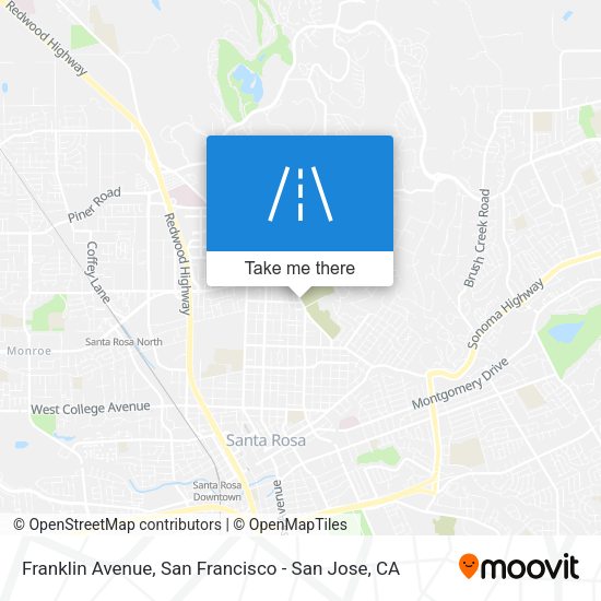 Mapa de Franklin Avenue
