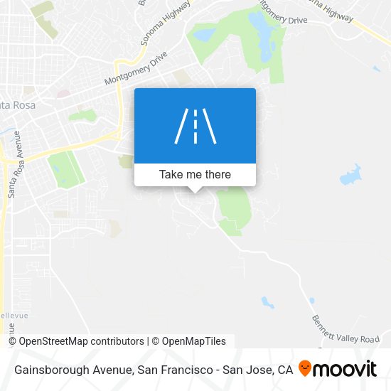 Gainsborough Avenue map