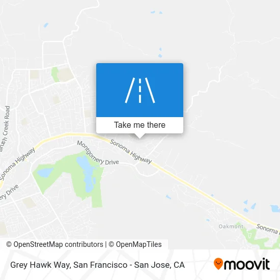 Grey Hawk Way map