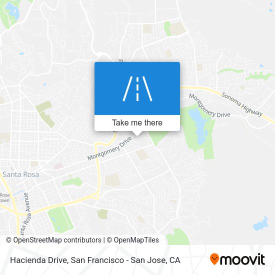 Mapa de Hacienda Drive