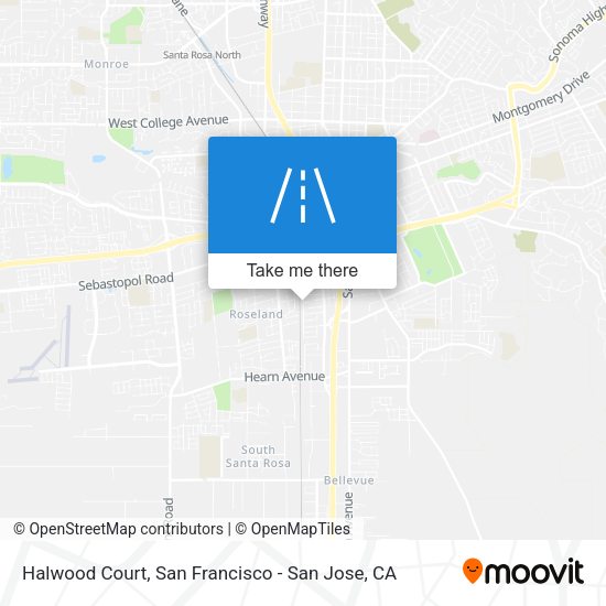 Mapa de Halwood Court
