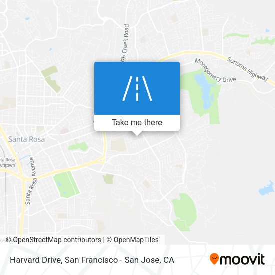 Harvard Drive map