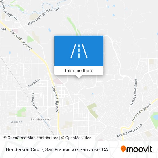 Mapa de Henderson Circle