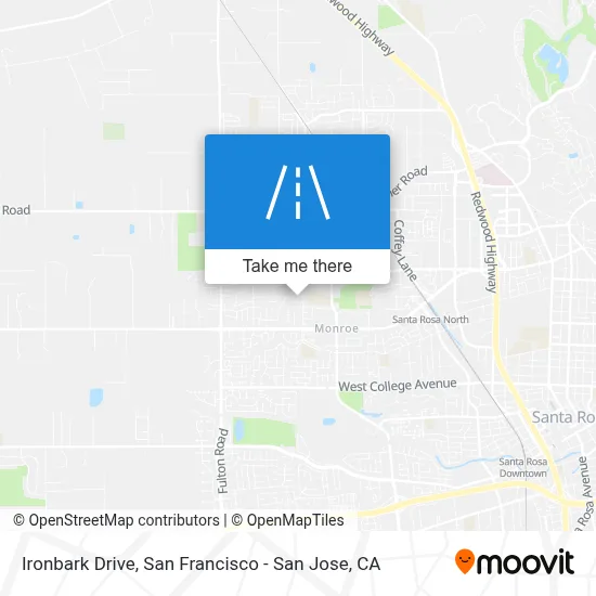 Ironbark Drive map