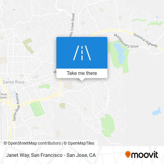 Janet Way map