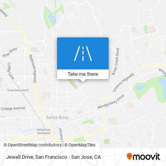 Jewell Drive map