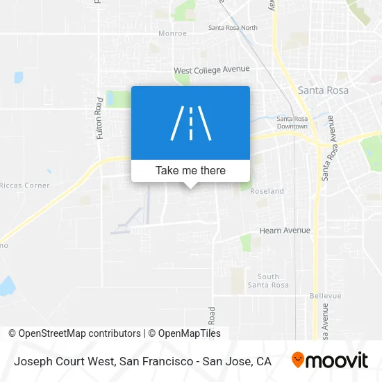 Joseph Court West map