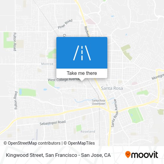 Mapa de Kingwood Street