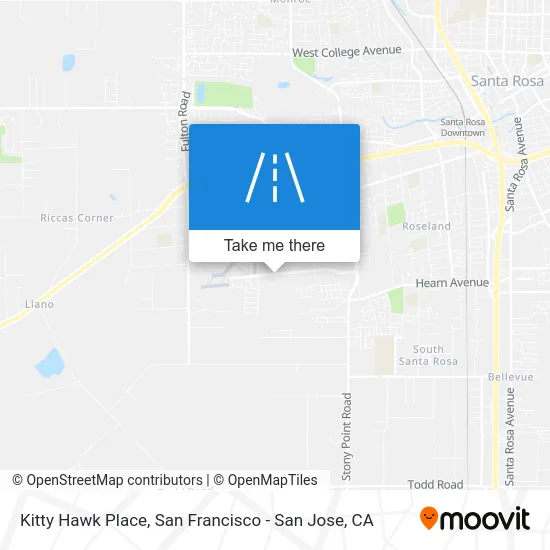 Kitty Hawk Place map