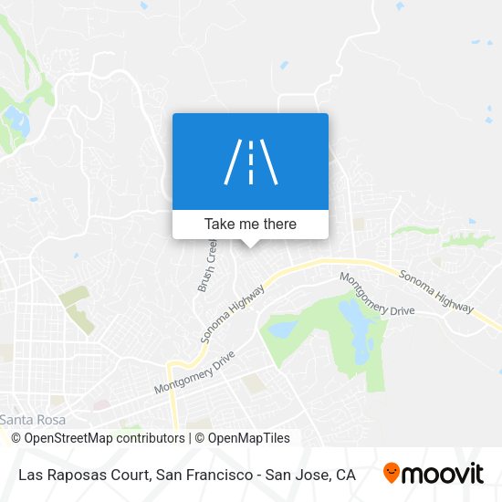 Las Raposas Court map