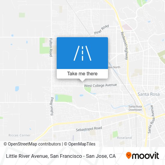 Mapa de Little River Avenue