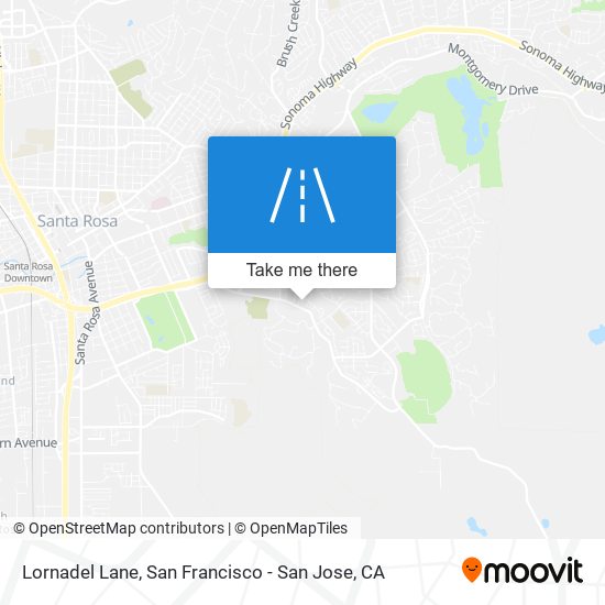 Lornadel Lane map