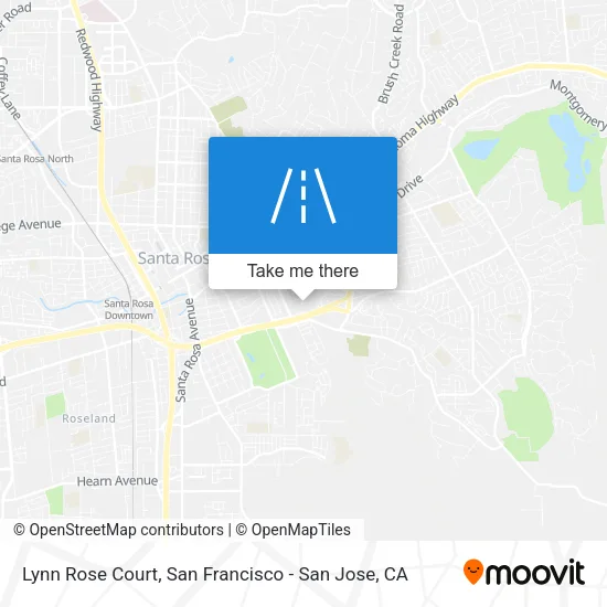 Mapa de Lynn Rose Court