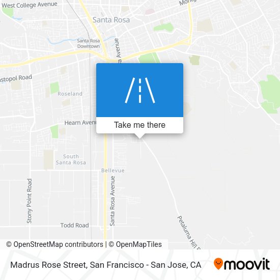 Madrus Rose Street map