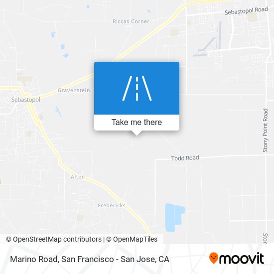 Marino Road map