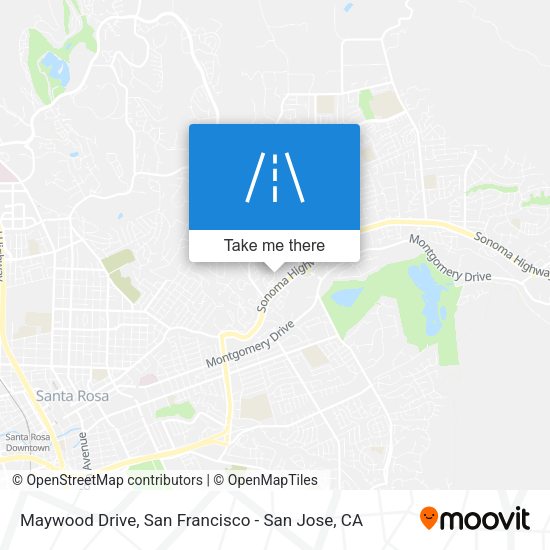 Maywood Drive map