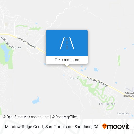 Mapa de Meadow Ridge Court