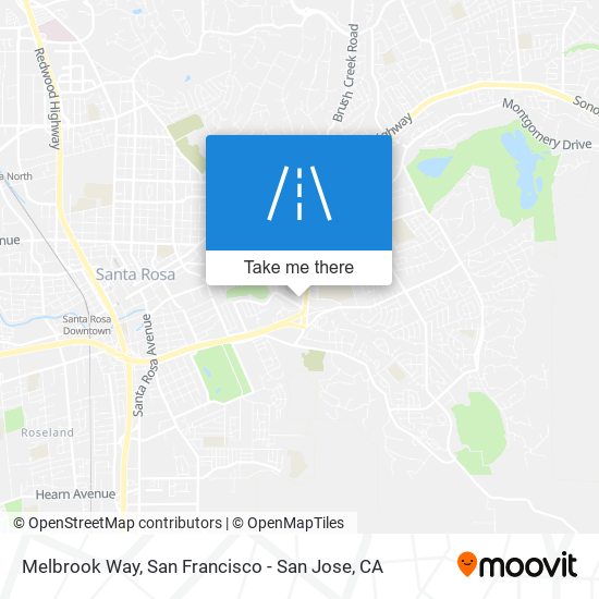 Melbrook Way map