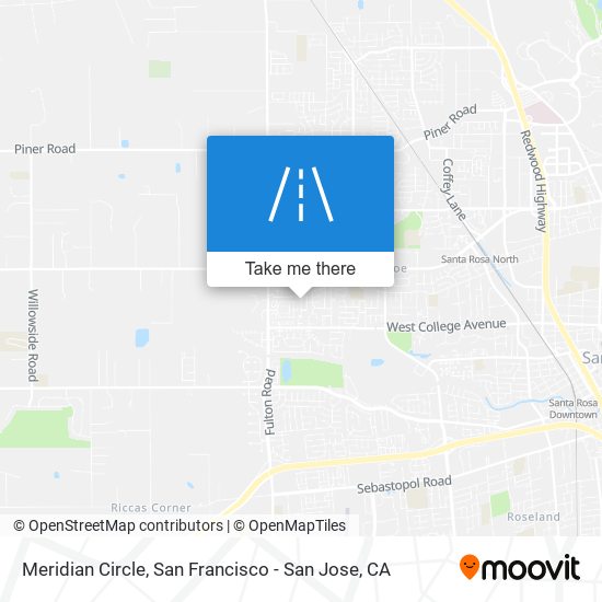 Meridian Circle map