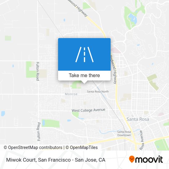 Mapa de Miwok Court