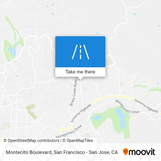 Montecito Boulevard map