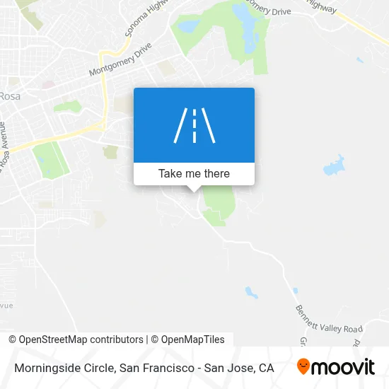 Morningside Circle map