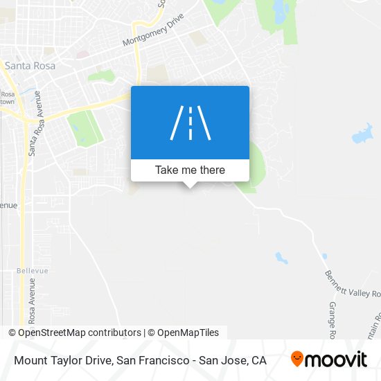 Mapa de Mount Taylor Drive