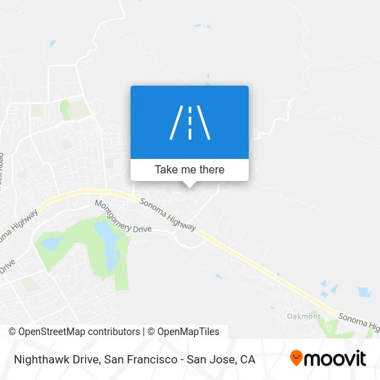 Nighthawk Drive map