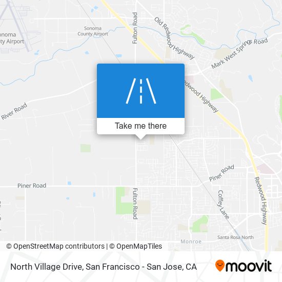 Mapa de North Village Drive
