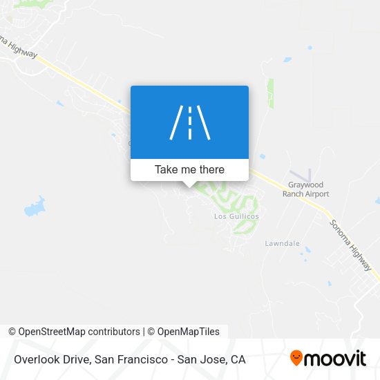 Overlook Drive map