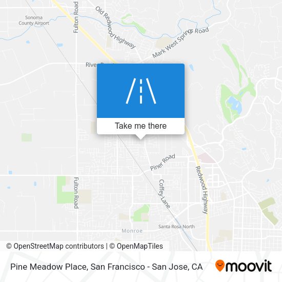Pine Meadow Place map
