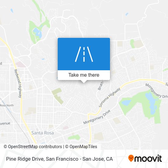 Pine Ridge Drive map