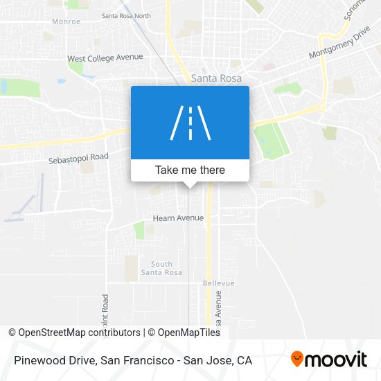 Mapa de Pinewood Drive