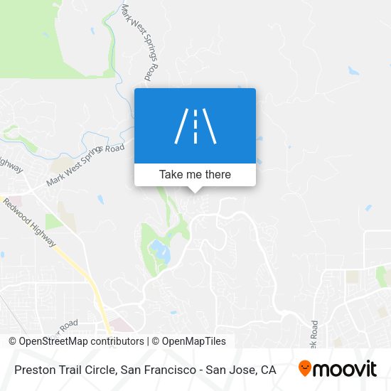 Preston Trail Circle map