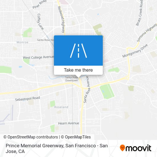 Mapa de Prince Memorial Greenway