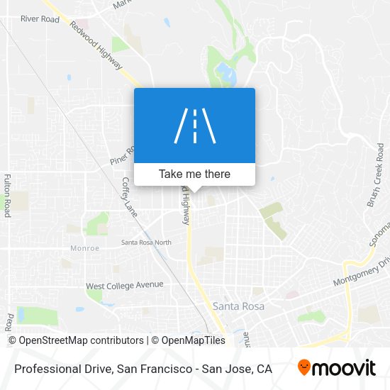 Professional Drive map