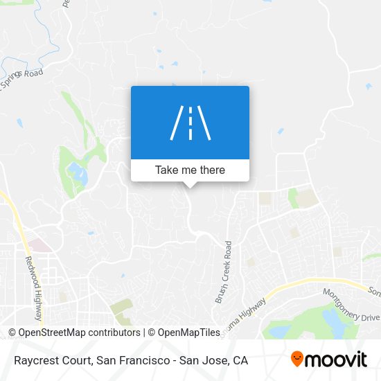 Mapa de Raycrest Court